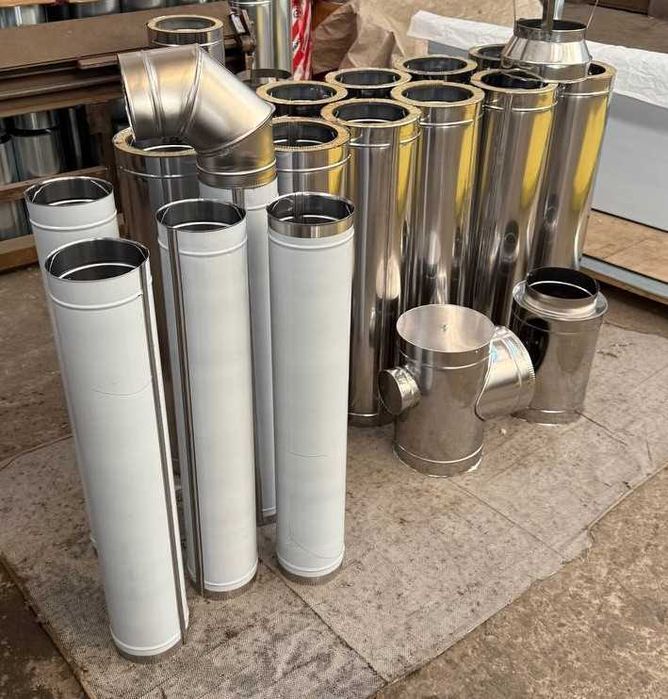 Димохід сендвіч, комін, труби на котел, труба для дымохода, вентіляція