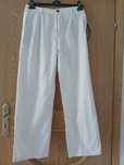 Biale wloskie spodnie massimo dutti