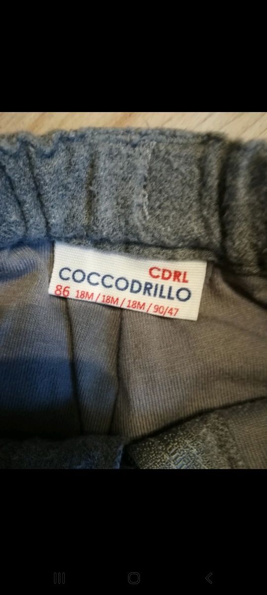 Spodnie Coccodrillo rozmiar 86