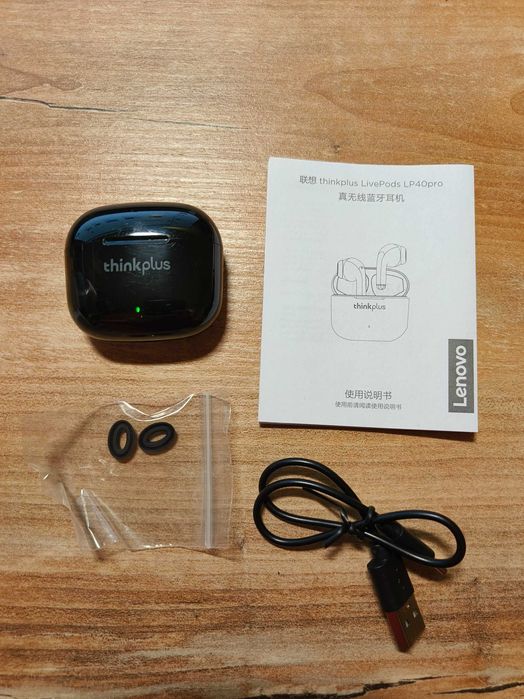 Lenovo LP40 Pro TWS – bezprzewodowe słuchawki, stan dobry