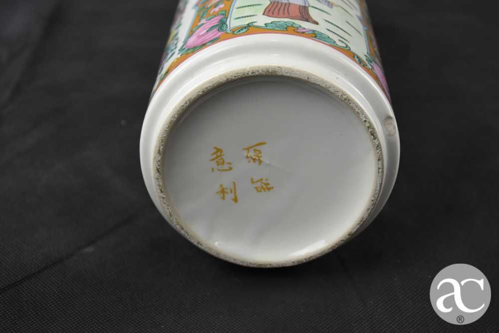 Jarra / Jarrão porcelana da China, decoração Mandarim