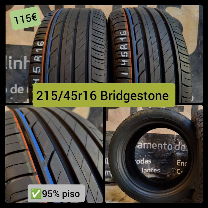 Pneus  215/45r16 novos e usados