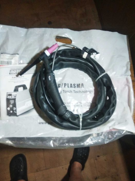 горілка оргонова бінцель 3м. до сварочного апарату(аргонодугового)нова