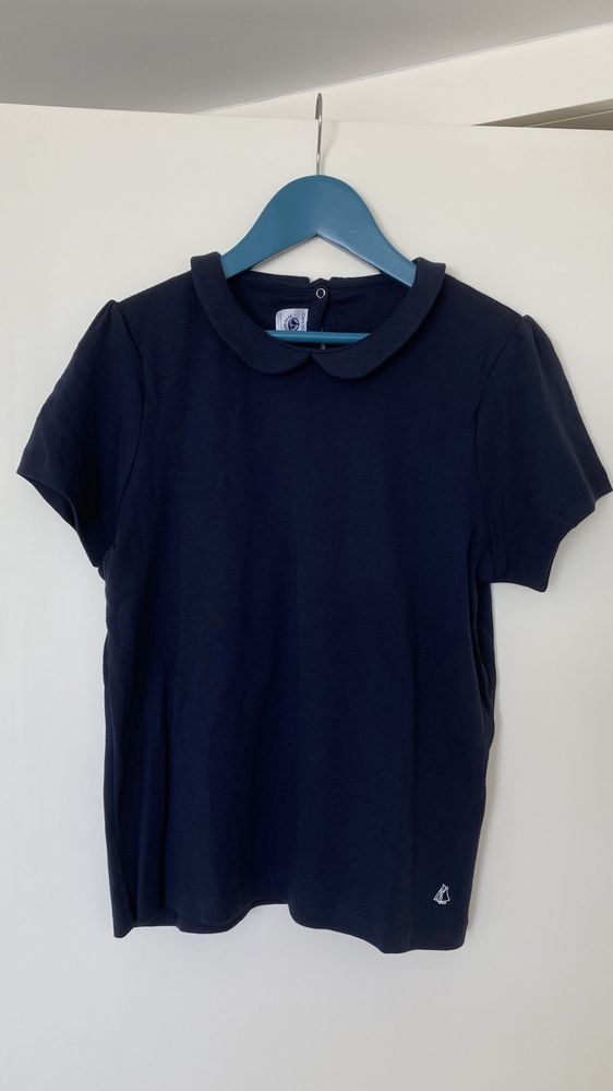 Blusa manga curta Petit Bateau menina