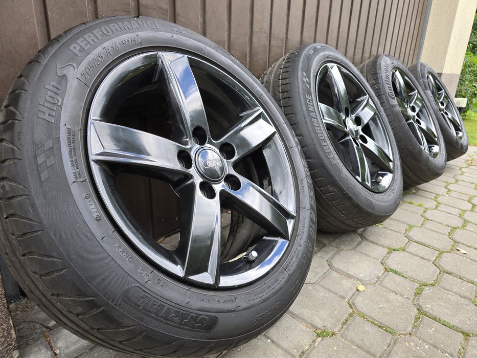 Felgi z oponami 205/55R16 Audi A4 B8 5x112 B9 A6 C6 C7 A6 C7 A3 Q3
