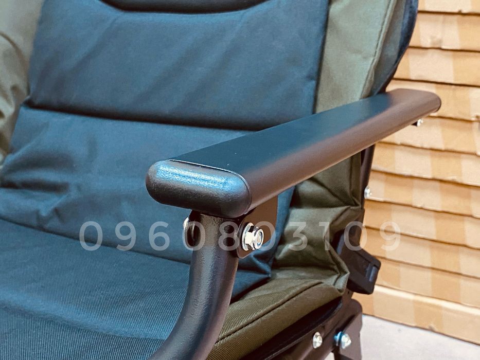 УСИЛЕННОЕ до 180 кг! Кресло рыбацкое 2в1 + подставка для ног Карповое