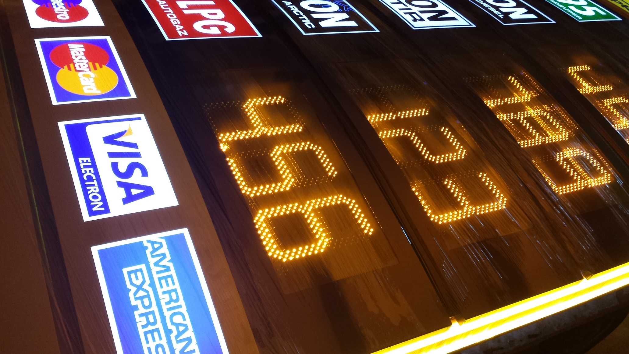 Pylon cenowy stacja paliw 5m reklama