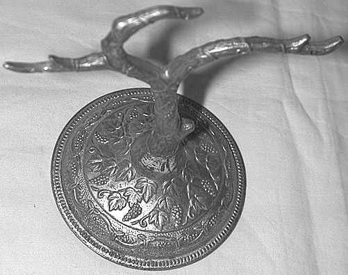 Kolekcjonerski WIESZAK Art Deco Metalowy Retro Drzewko na Biżuterię