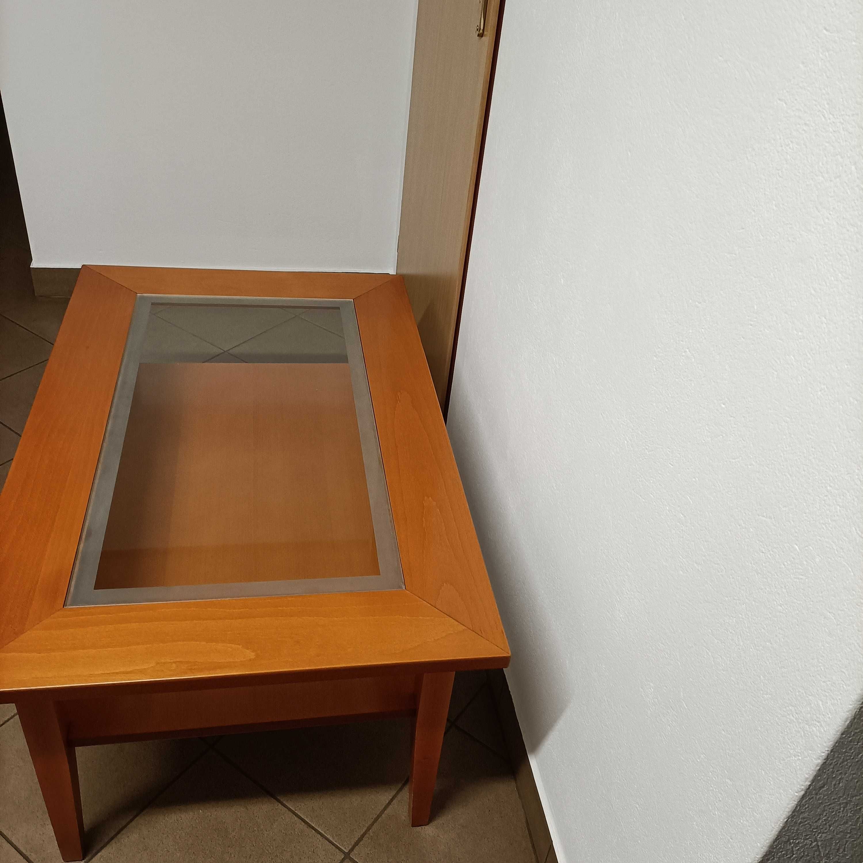 Ława że szkłem stan dobry.