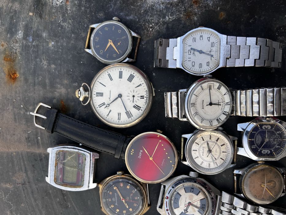 Часы ссср  полёт сигнал. Карманные