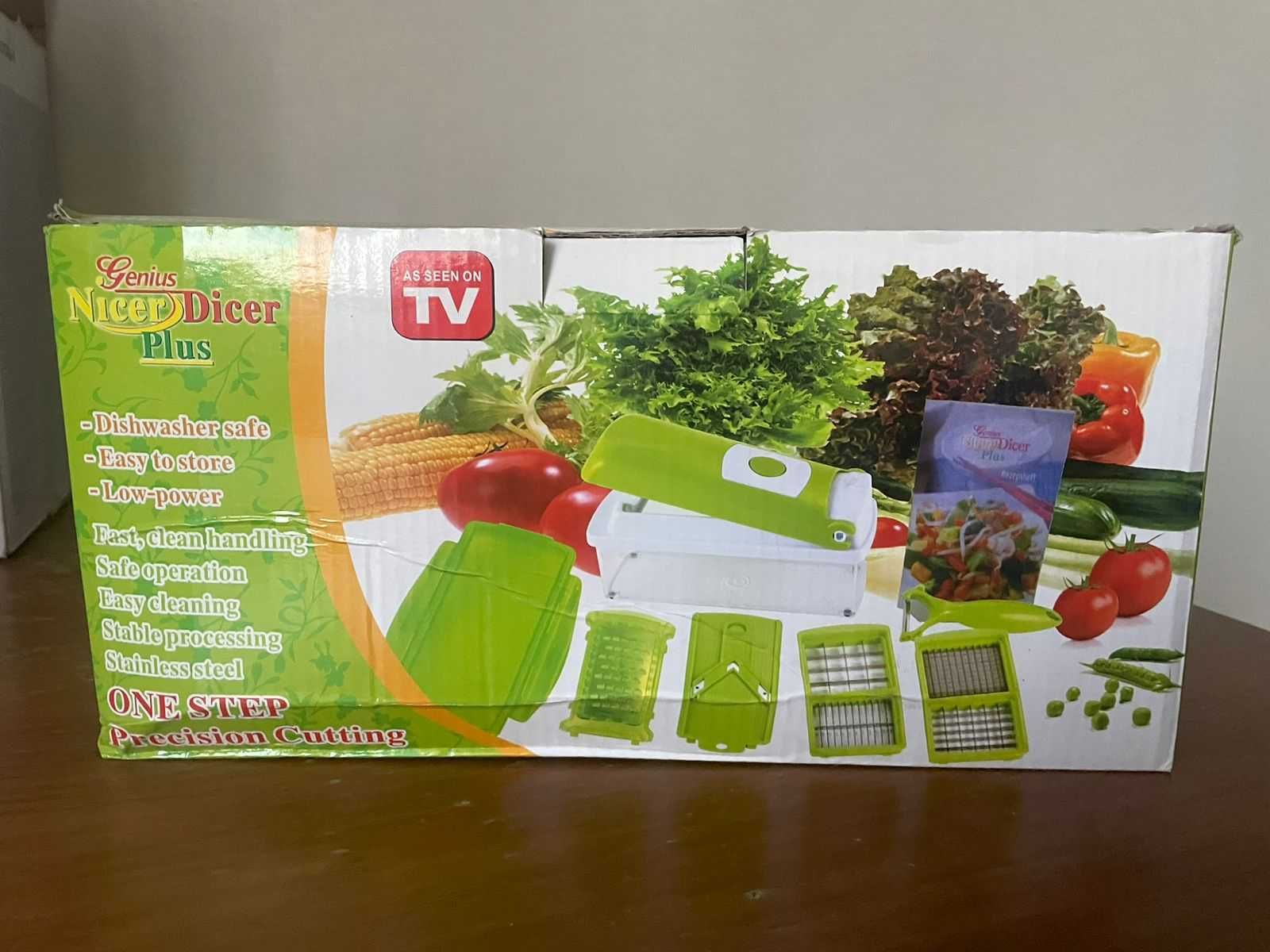 Овочерізка ручна терка шинкування Nicer Dicer Ultra Green