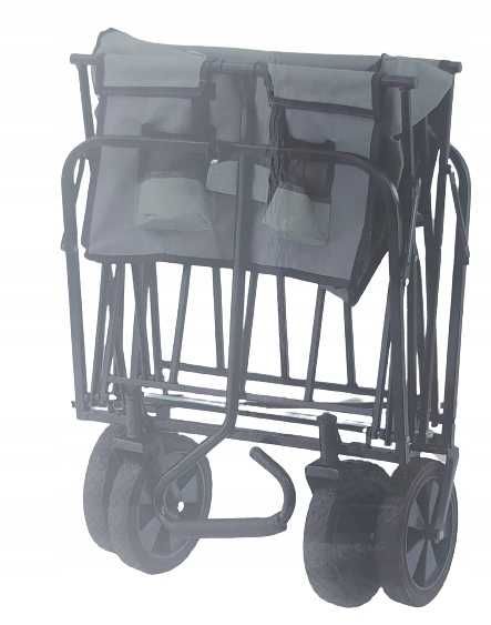 Nowy Składany Wózek Turystyka Ogród 100x50x57/102 Ład 70kg W-a Ursynów