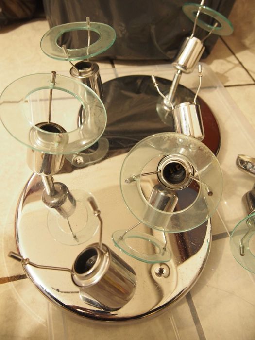 Zestaw lampek kinkiet oświetlenie