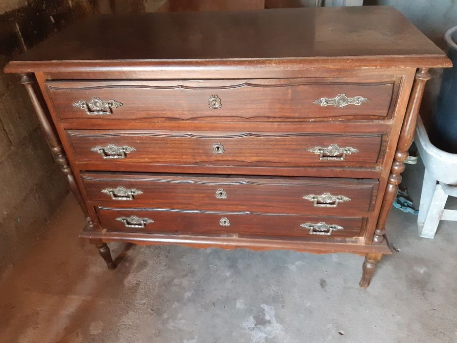 Mobílias de quarto cozinha sala vintage velho antigo