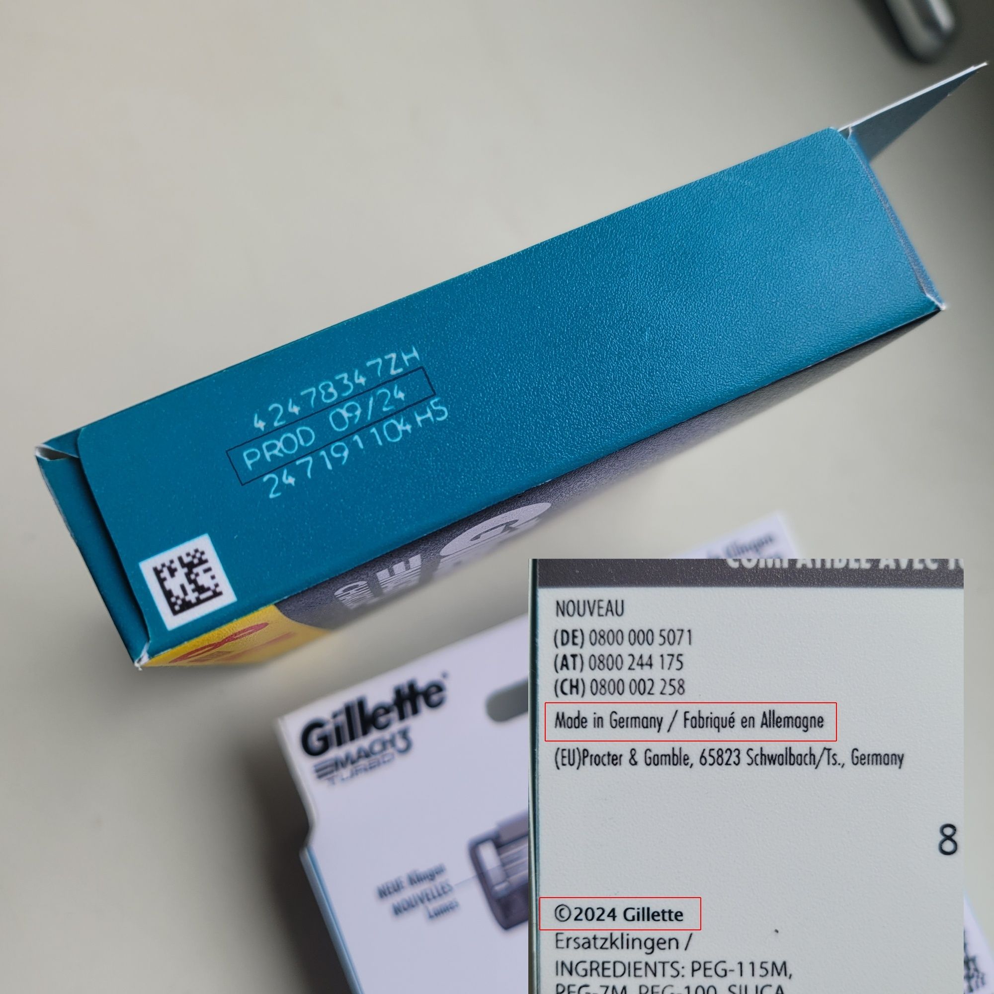 Новинка! 8 шт Gillette Mach3 Charcoal (вир. Німеччина, 09/24) оригінал