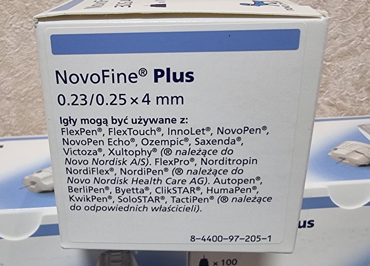 Голки Novofine Plus 32G 4mm (Новофайн Плюс 4мм)