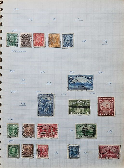 Klaser ze Znaczkami Kanada z lat 1893/2013 Znaczki Pocztowe 1900 EUR