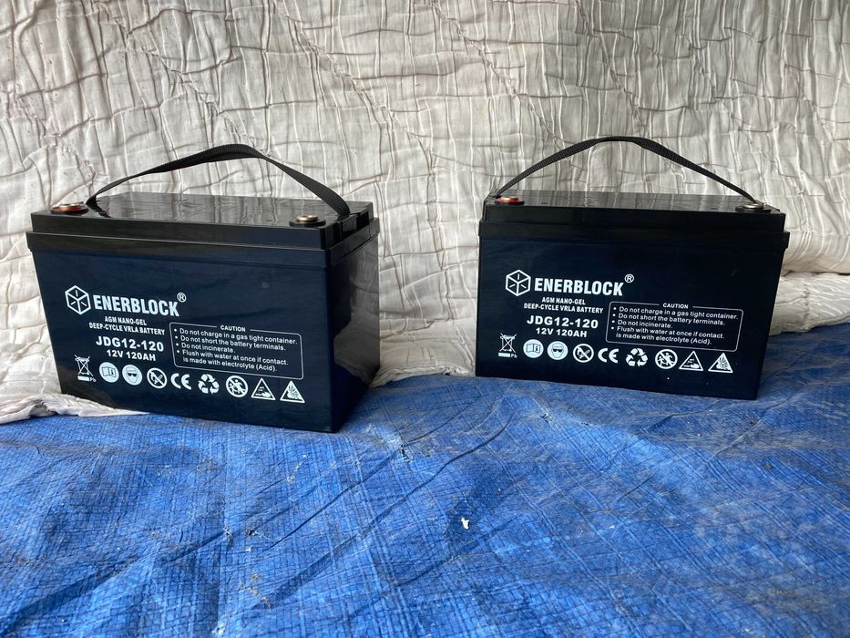 Akumulator *ENERBLOCK AGM-GEL Hybrid*12V 120Ah*KAMPER-łódz-Magazyn-UPS
