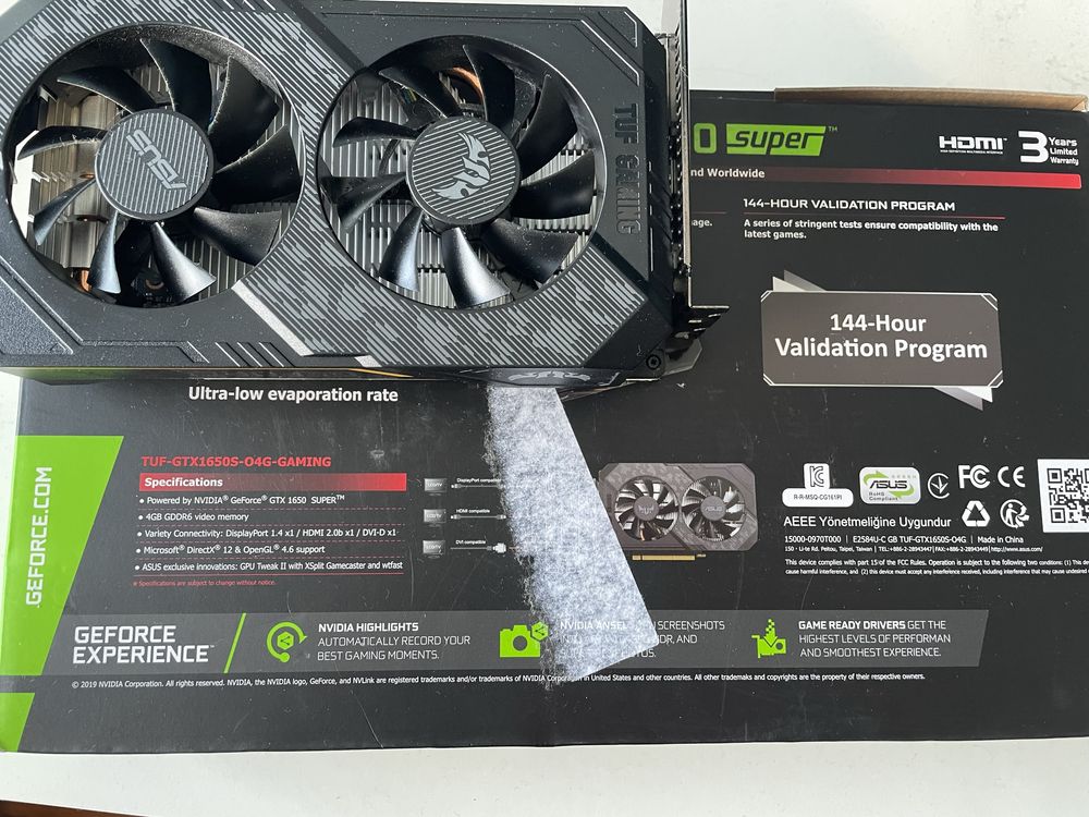 GeForce GTX 1650 SUPER 4GB GDDR6