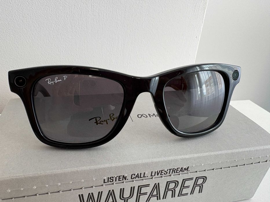 Смарт окуляри RayBan Meta Wayfarer Shiny Black Polar Gradient Graphite