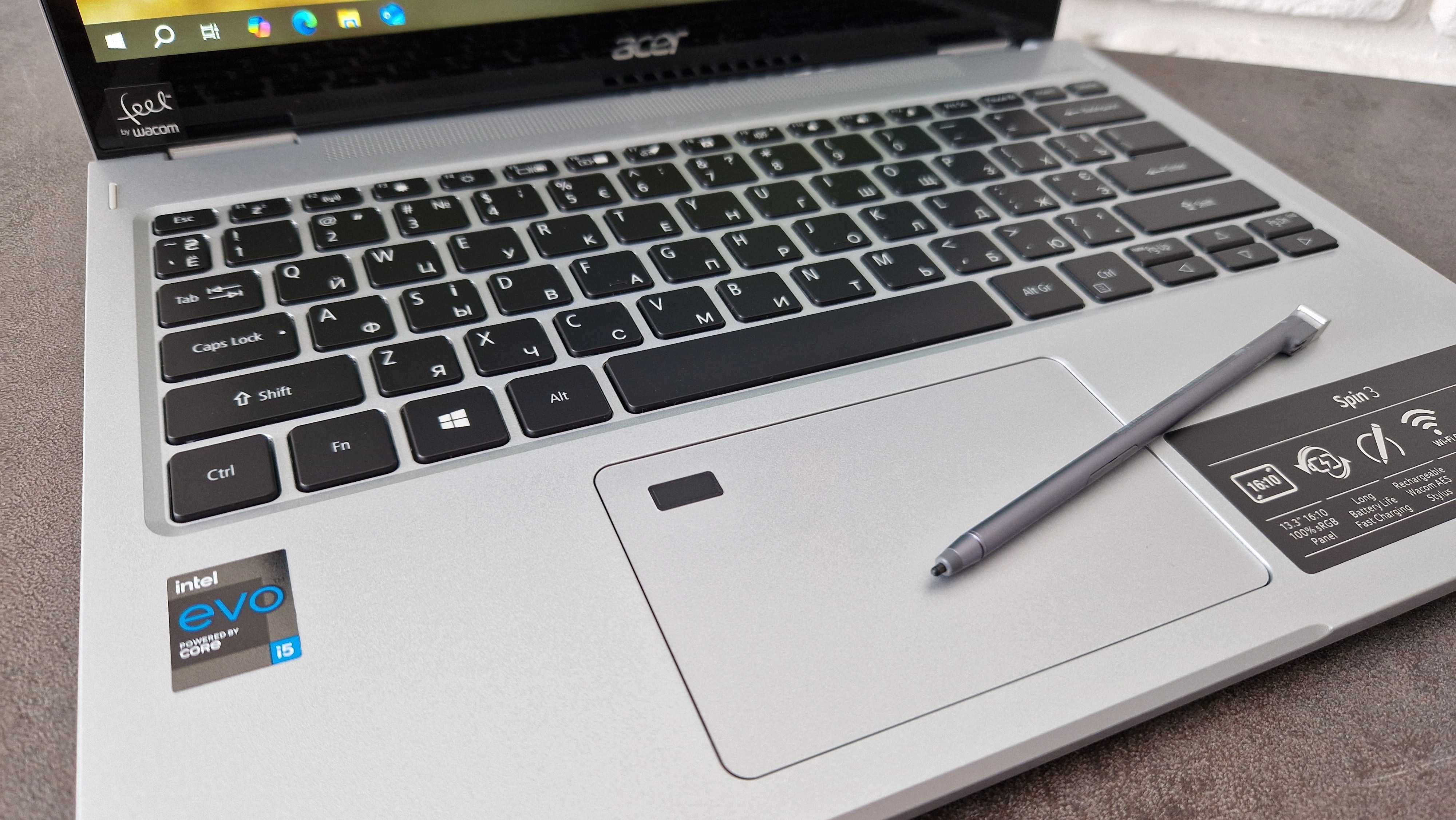 Ноутбук Acer Spin 3 /i5-1135G7/8 озу/512ssd/Трансформер