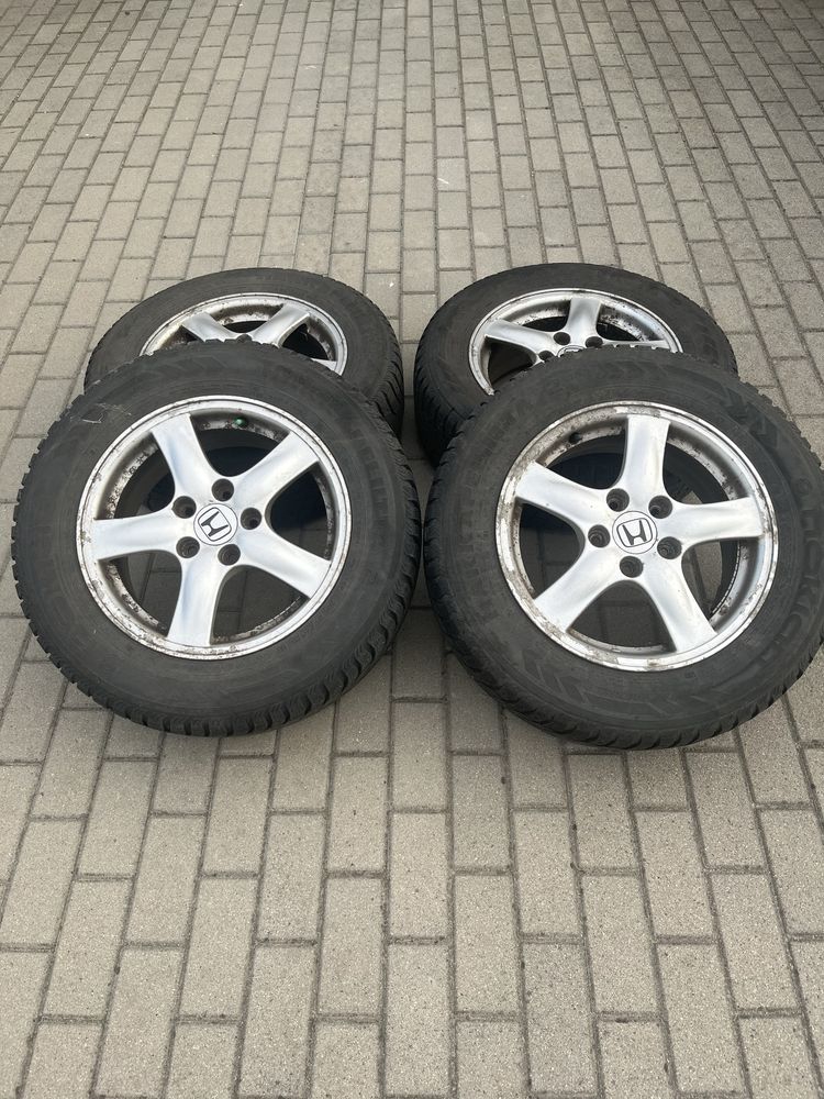 Alufelgi. Koła Honda Crv 2. Opony zimowe. Aktualizacja