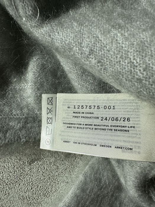 Кроп кофта куртка Arket мохер L оригинал