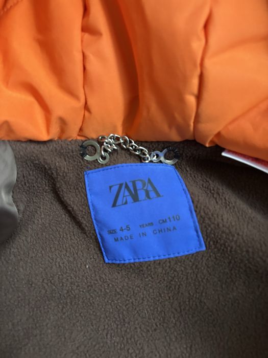 пуховик зимняя зимова куртка ZARA 110-116