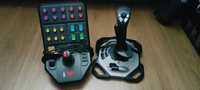 saitek panel + joystick logitech