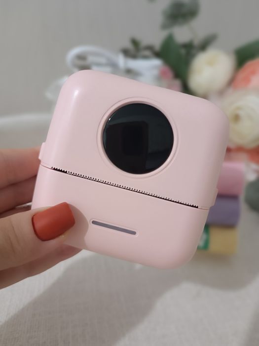 Принтер + 14 рулонів паперу портативний міні мини термо папір бумага