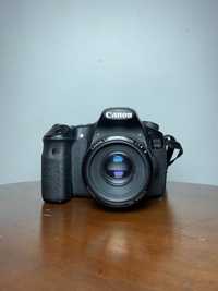 Aparat fotograficzny CANON EOS 60D + CANON EF 50 mm f/1.8