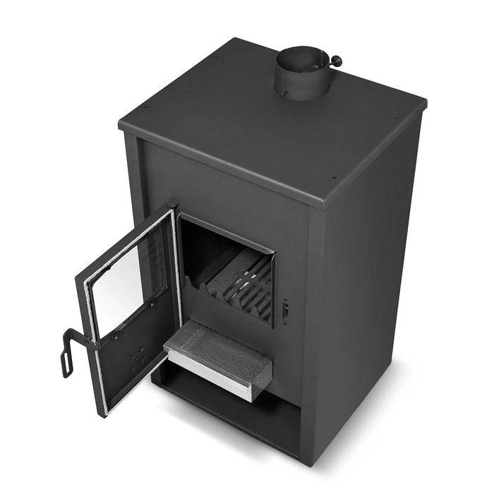 Piec piecyk kominek koza z płaszczem wodnym kocioł CO BLIST B2E