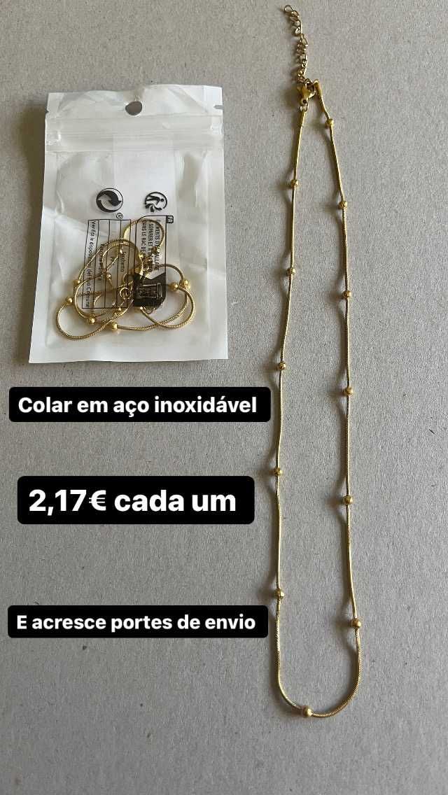 Pulseiras/colares - bijuteria variada