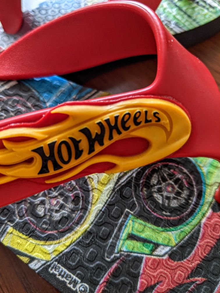 Шльопанці HotWheels, 17см стелька