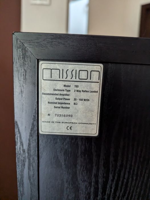 Kolumny mission model 703. 8 OM
