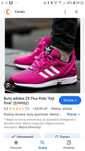 Sneakersy ZX Flux Shoes FW0044 Różowy gratis lsncuszek i bransoleta