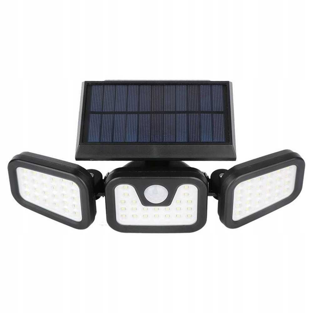 Lampa solarna zewnętrzna 74LED SMD 20W zmierzchowa