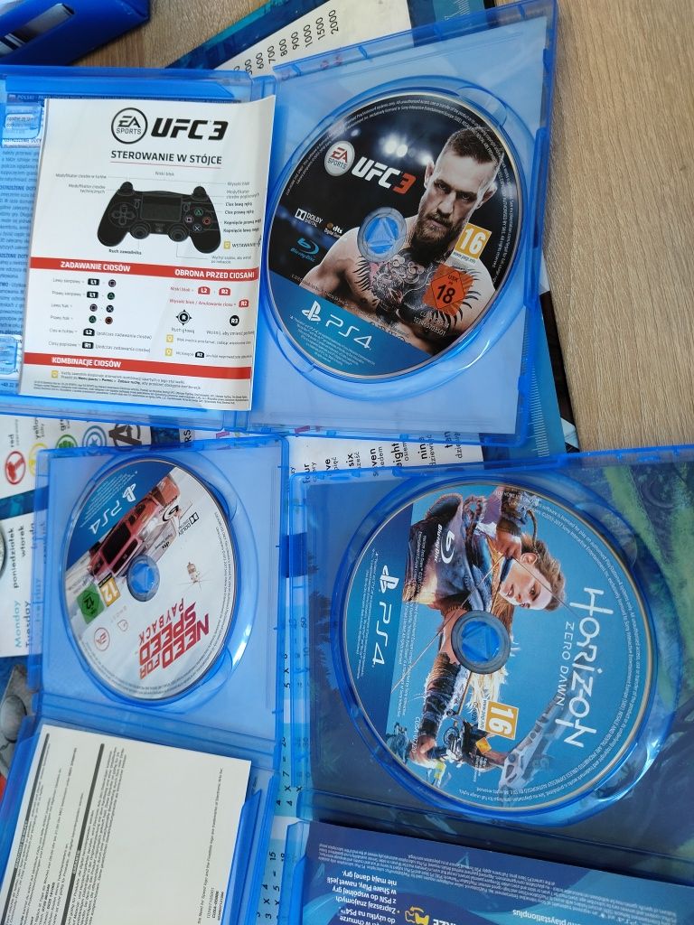 Gra ps4 NFS Payback Horizon zero dawn UFC3