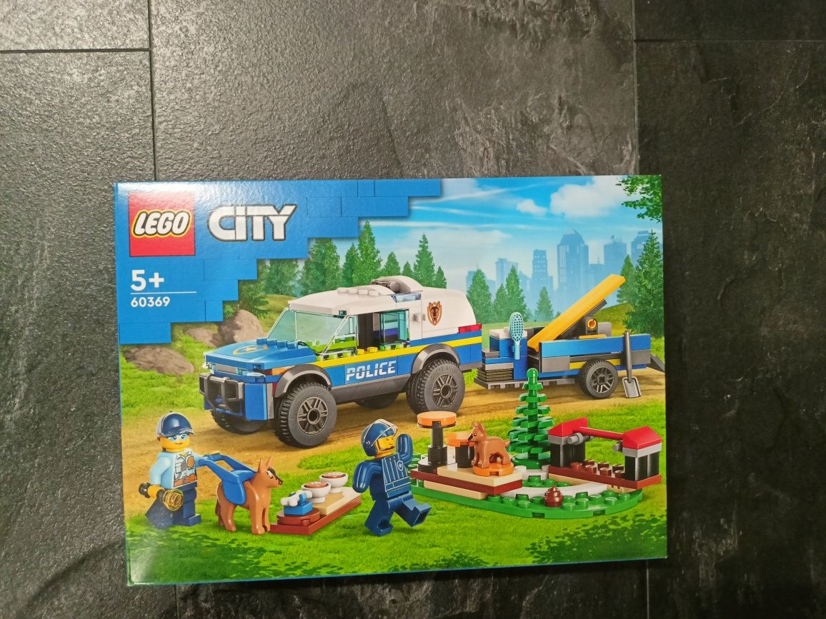 2x LEGO City - 60326 Piknik w parku i 60369 Szkolenie psów policyjnych
