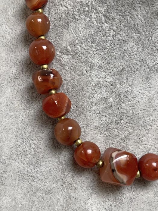 Stary Naszyjnik z Kamieniami z Prl