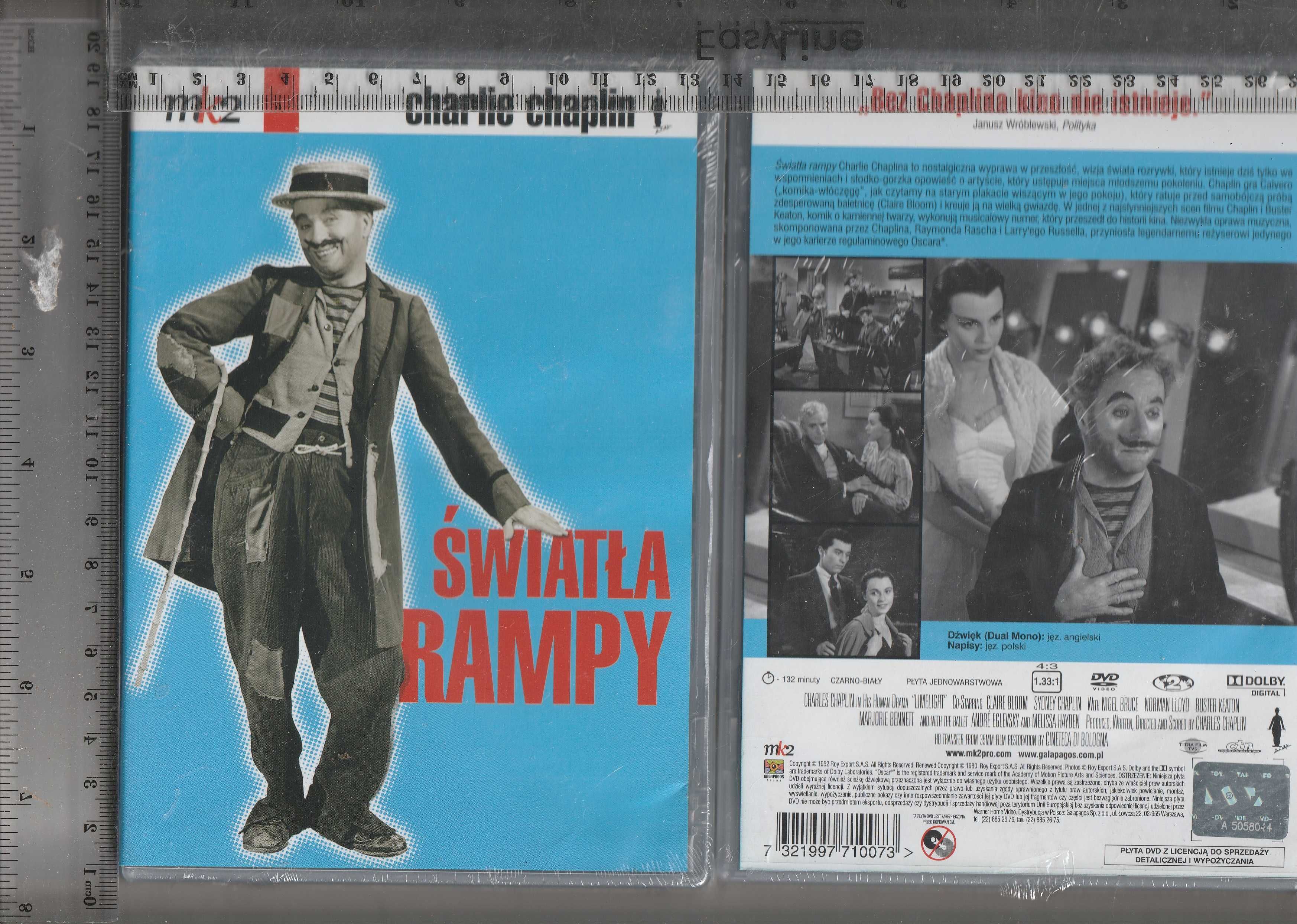 Charlie Chaplin Światła rampy DVD