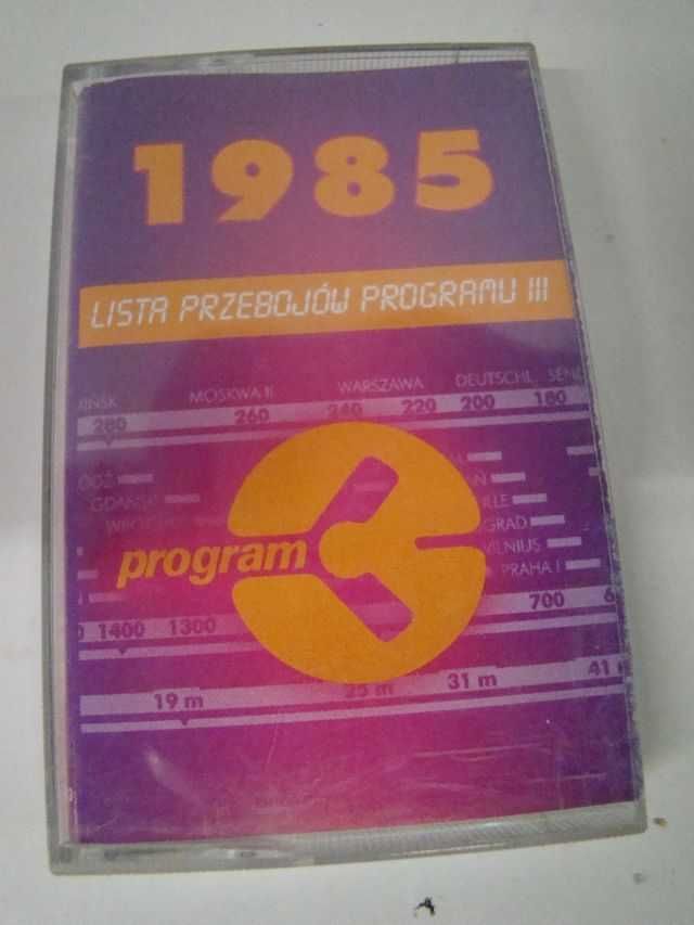 Kaseta VARIOUS  Lista Przebojów Programu III 1982 / 84 / 85 / 86 / 87