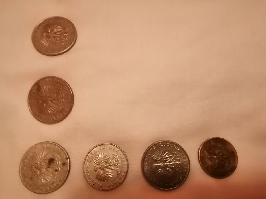 Польські монети. Польские злотые.