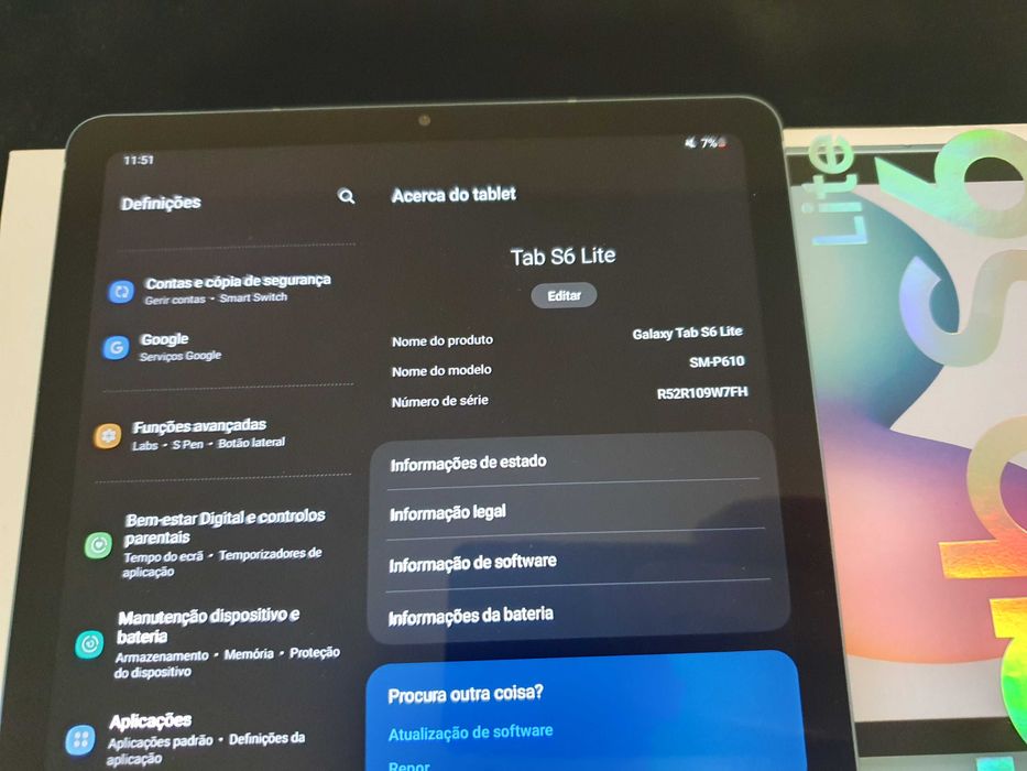 Samsung Galaxy Tab S6 Lite Azul c/ SPen