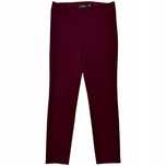 Lauren Ralph Lauren Spodnie Cygaretki Damskie Wysoki Stan Burgund r. 4
