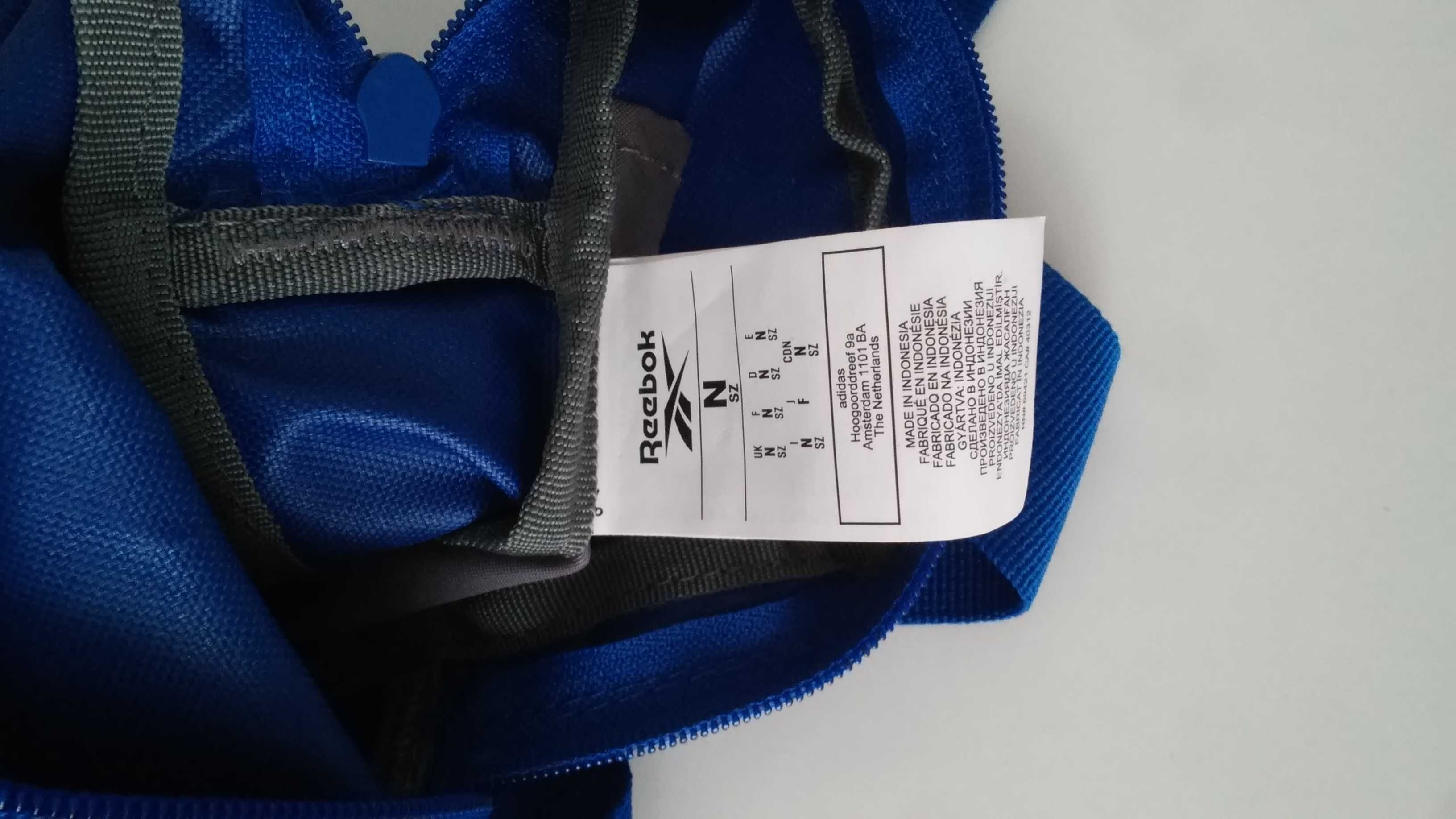 Torebka REEBOK listonoszka szaszetka na ramię niebieska NOWA poręczna