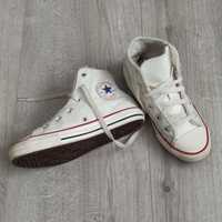 Високі утеплені шкіряні кеди Converse all star