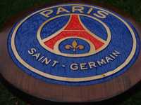 PSG Paris Saint-Germain F.C. Rękodzieło z drewna. Rzeźba UNIKAT