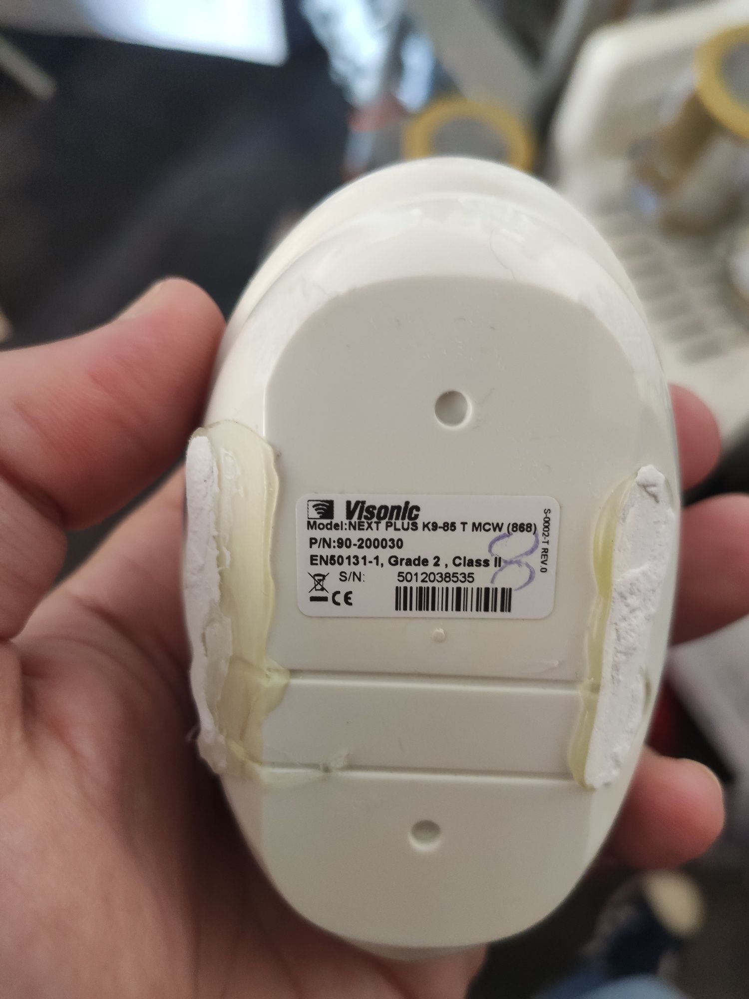 Sensor de alarme VISONIC