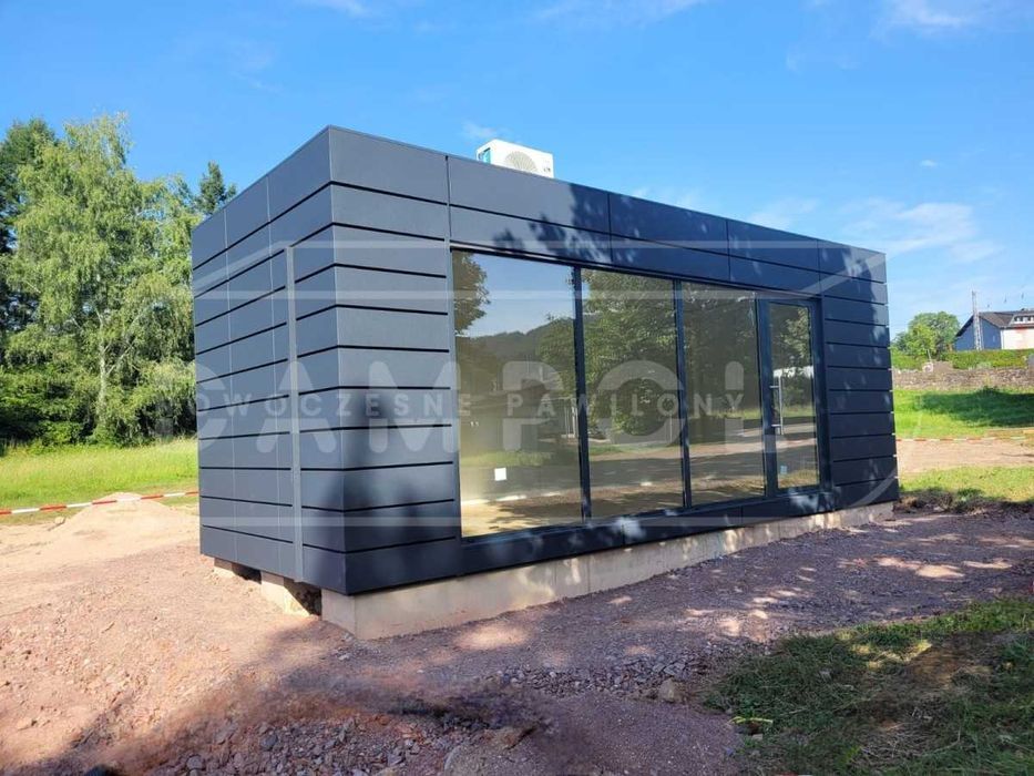 Witryna aluminiowa sklepowa 4500 x 2100